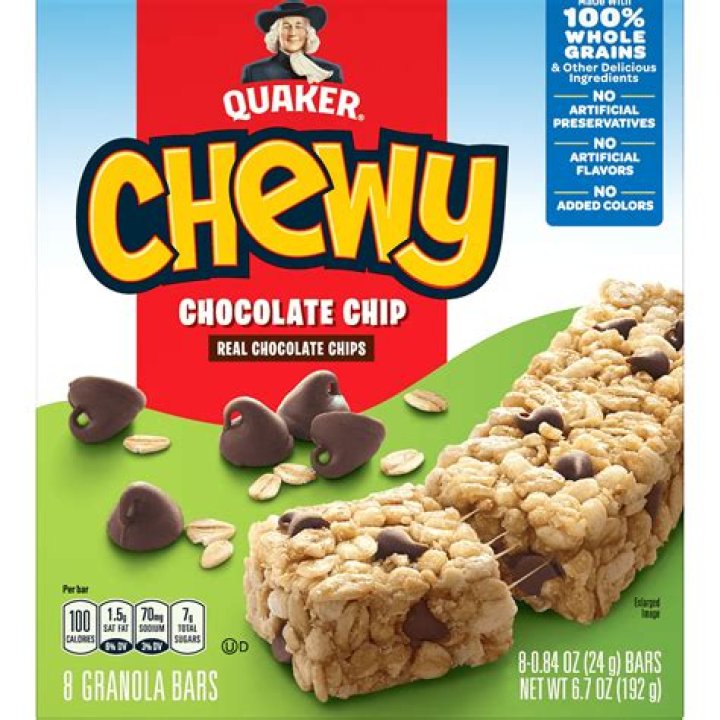 Are Quaker Chewy bars vegetarian