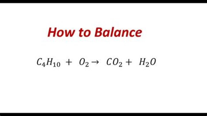 C4h10o O2 Co2 H2o - How To Discuss