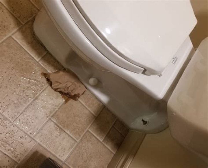 Can a toilet leak at the base