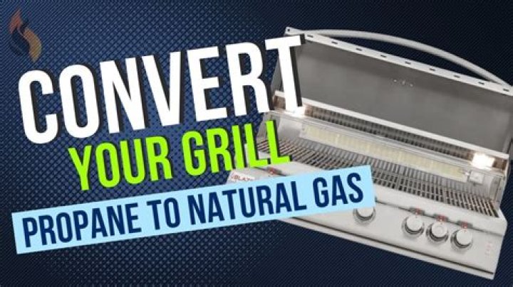 Can you convert propane grill to natural gas