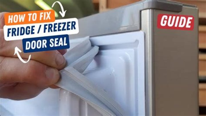 Can you fix the seal on a refrigerator door?