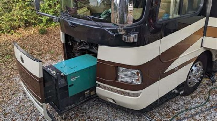 Can you run generator motorhome while driving?
