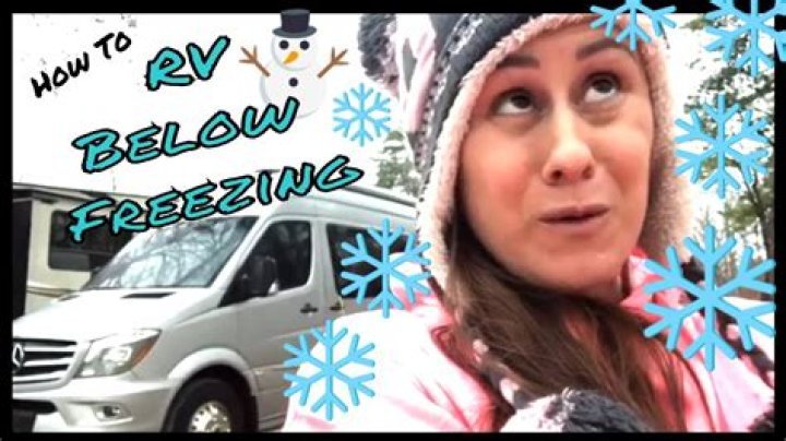 Can you use an RV below freezing?