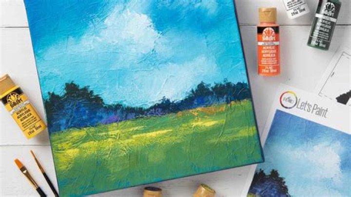 Can you use craft acrylic paint on canvas