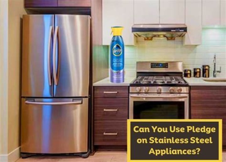 Can you use pledge on stainless steel appliances