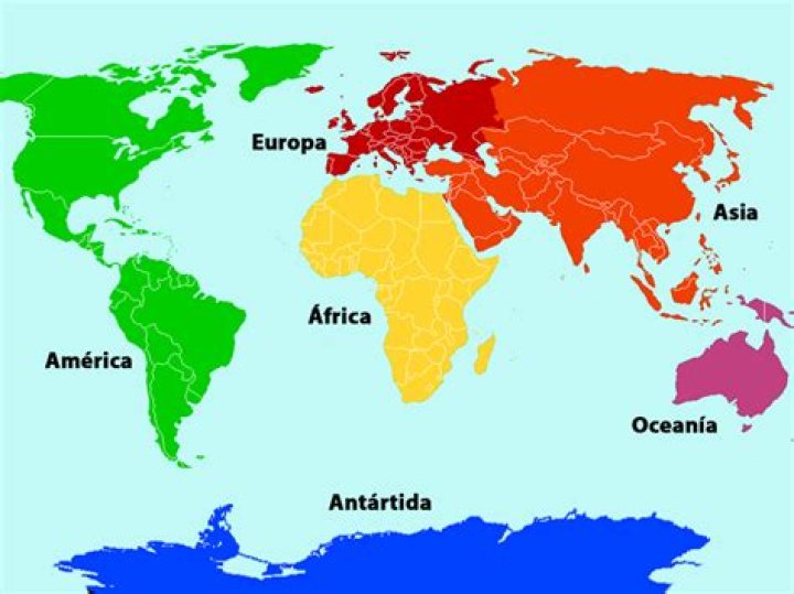 ¿Cómo se clasifican los continentes