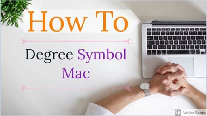 Degree symbol mac - How To Discuss