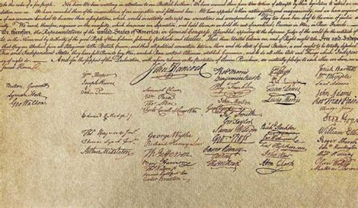 Did george washington sign the declaration of independence