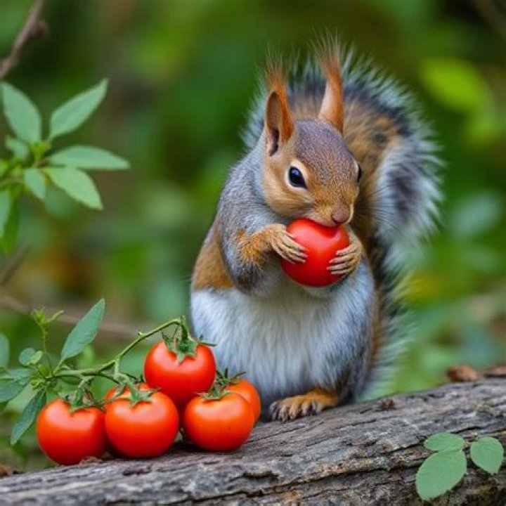 Do chipmunks and squirrels eat tomatoes