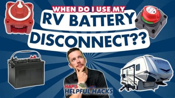Do I need to disconnect RV battery to charge?