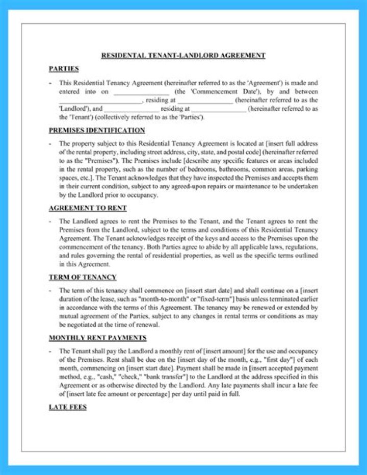 Do landlords have to provide a tenancy agreement