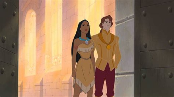 Does Pocahontas end up with John Smith in Pocahontas 2