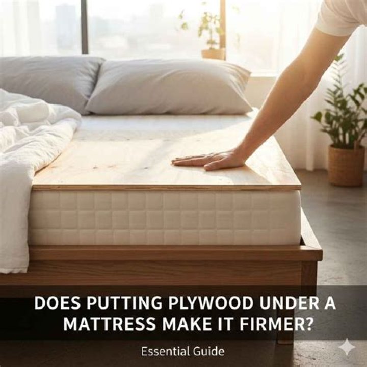 Does putting plywood under a mattress make it firmer
