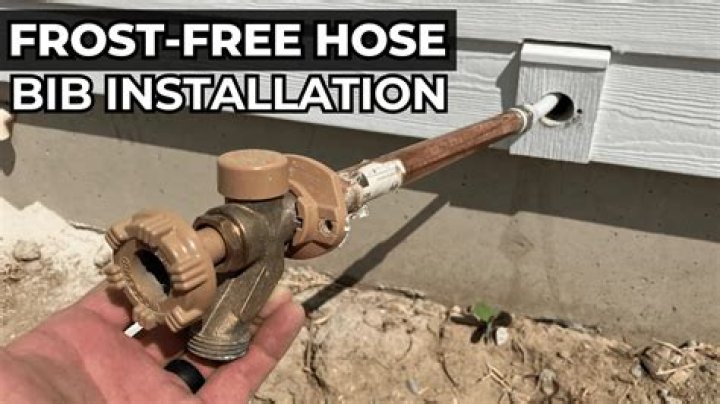 Frost free hose bib - How To Discuss