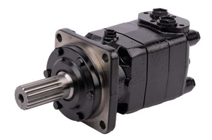 How big is a Sauer Danfoss hydraulic motor?