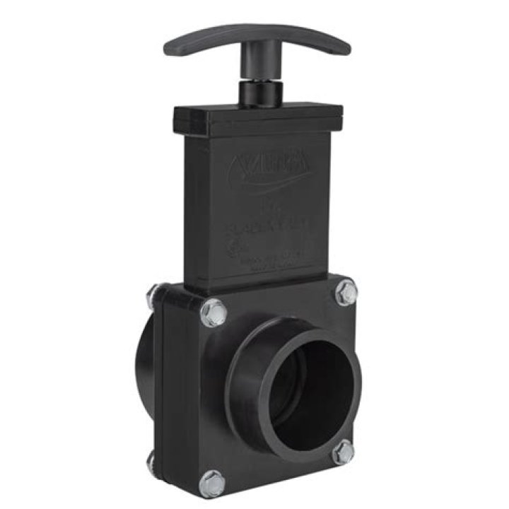 How big is a Valterra black water valve?