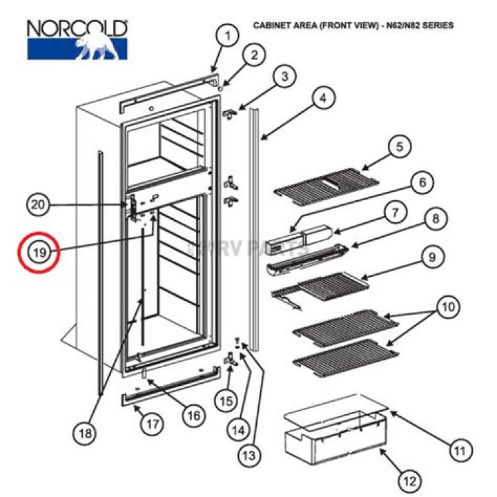 How big is the Norcold n611 installation manual?