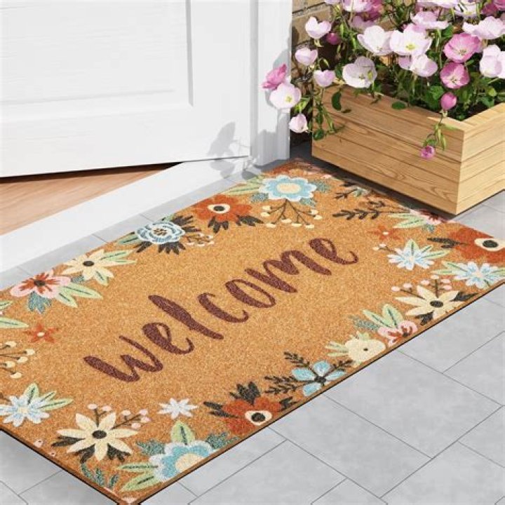 How big should your front door mat be