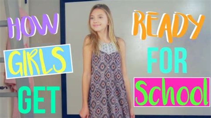 How do girls get ready for middle school?