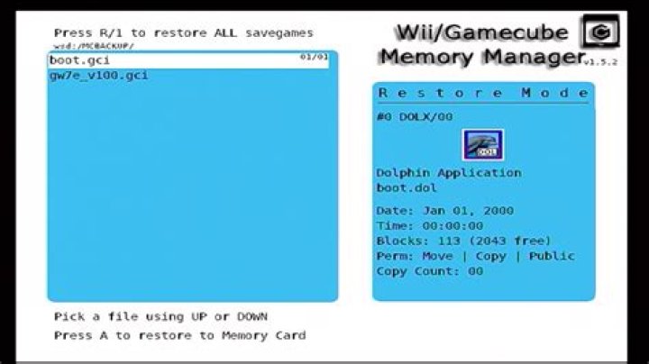 How do I backup my GameCube saves