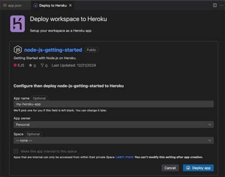 How do I deploy HTML to Heroku