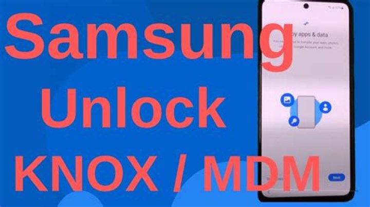 How do I disable Samsung Knox