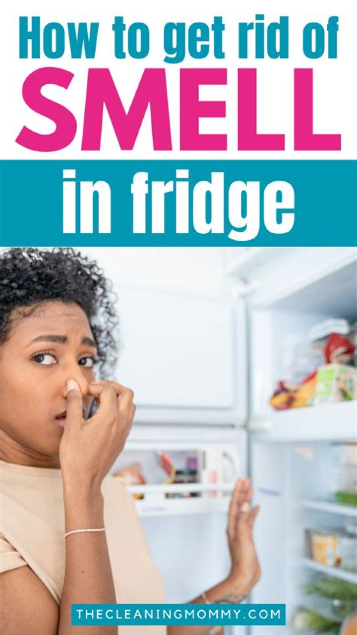 How do I get the chemical smell out of my refrigerator?