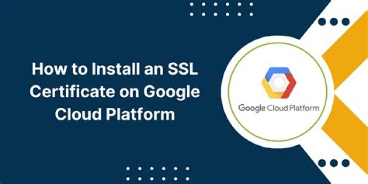 How do I install SSL on Google cloud