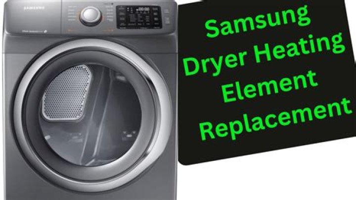 How do I replace the heating element in my Samsung dryer