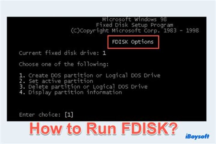 How do I run fdisk