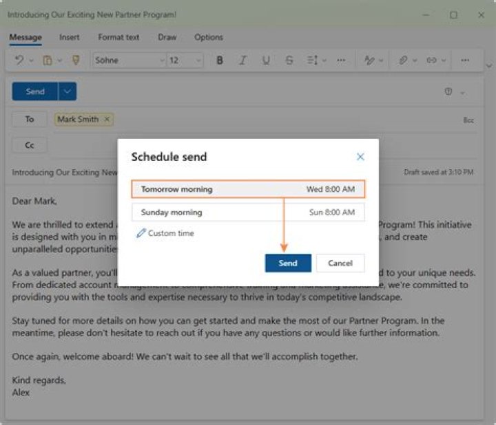 How do I schedule an azure task