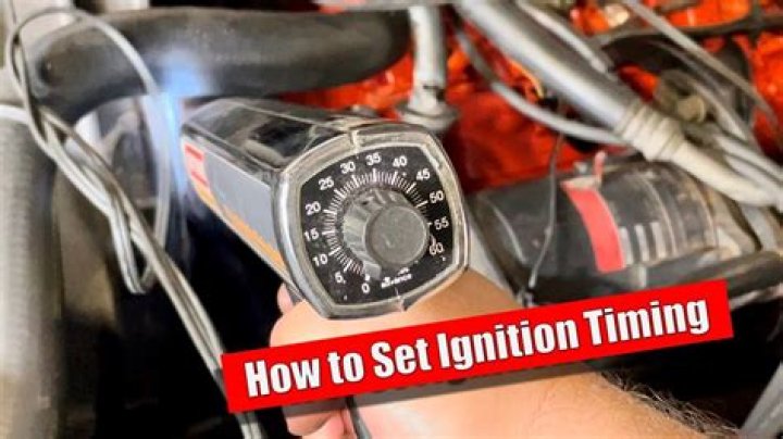 How do I set the timing on my electronic ignition?
