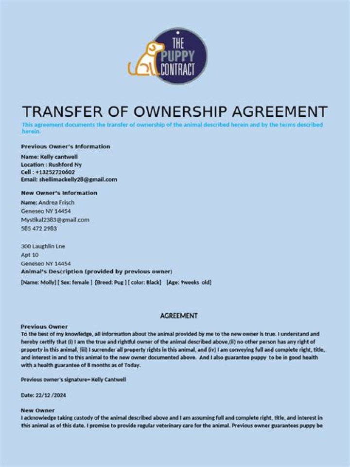 How do I transfer ownership of a trailer in Ontario?