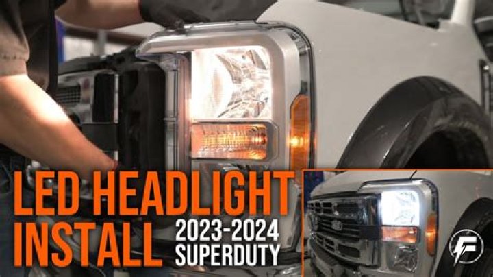 How do you adjust the headlights on a 2008 Ford f350?