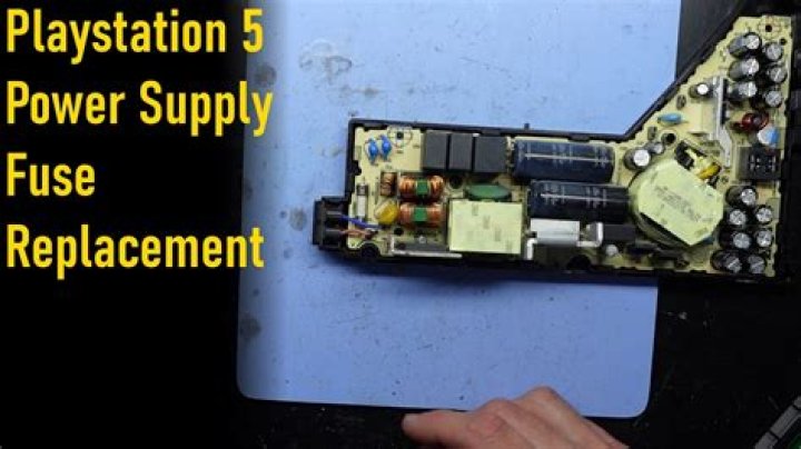 How do you check a power supply fuse?