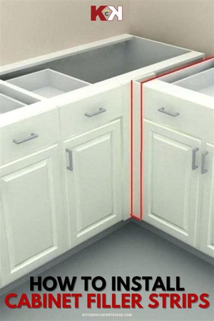 How do you cut Cabinet fillers