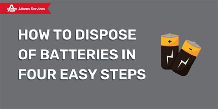 How do you dispose of overheated batteries?