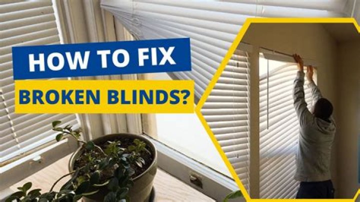 How do you fix a stuck rolling blind?