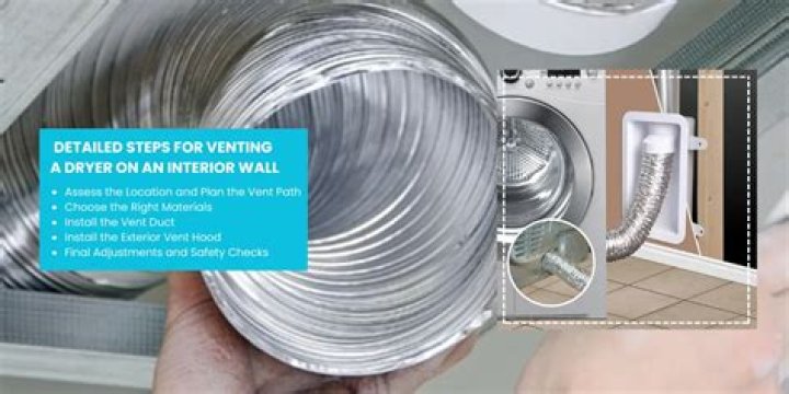 How do you install a dryer vent on a block wall