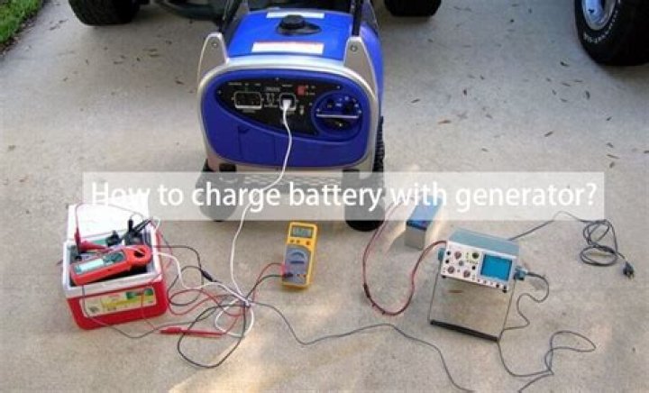 How do you keep a generator battery charged?