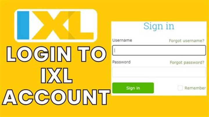 How do you log in to IXL