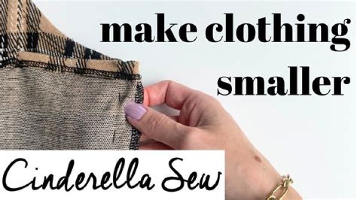 How do you make clothes smaller that are too big?