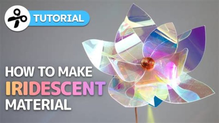 How do you make iridescent glass