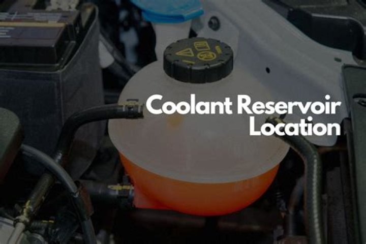 How do you open the coolant reservoir?