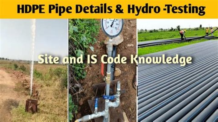 How do you pressure test HDPE pipe