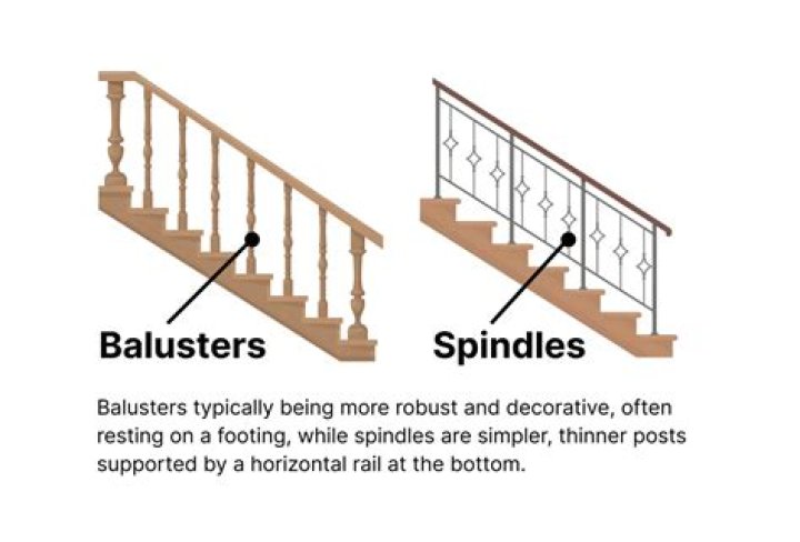 How do you remove a banister spindle