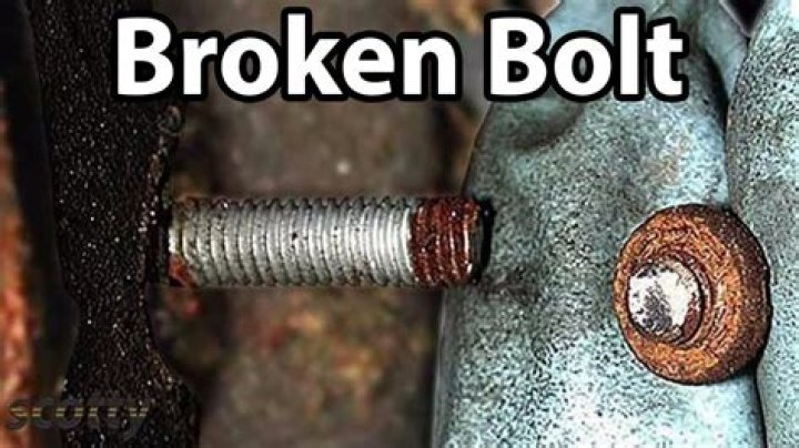 How do you remove a broken bolt from concrete?