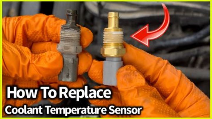 How do you remove a coolant temperature sensor?