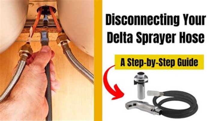 How do you remove a Delta faucet sprayer