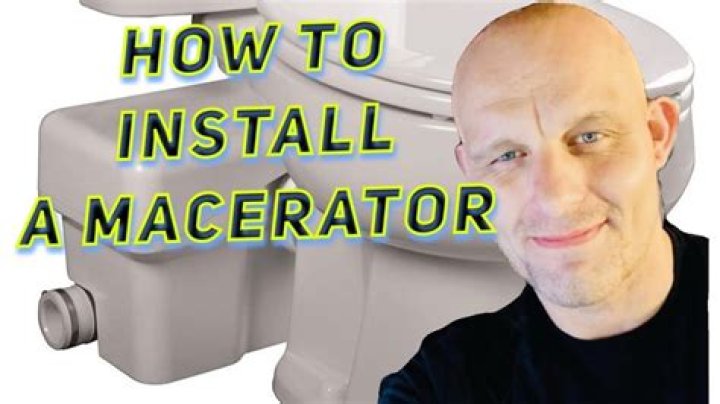How do you remove a macerator?